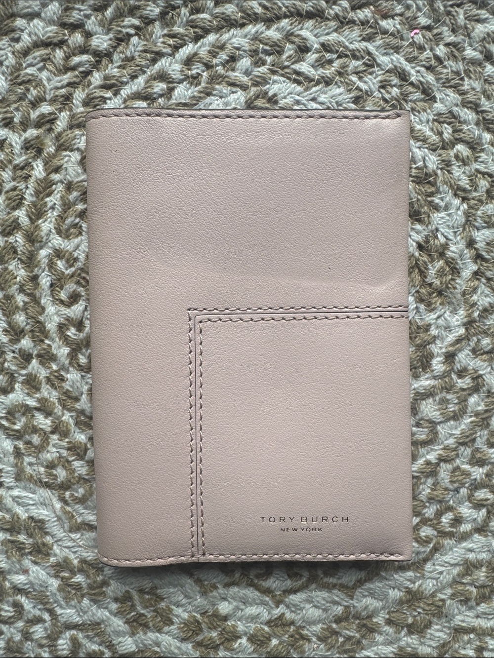 Tory Burch Dusty Pink Leather Passport/Card Holder